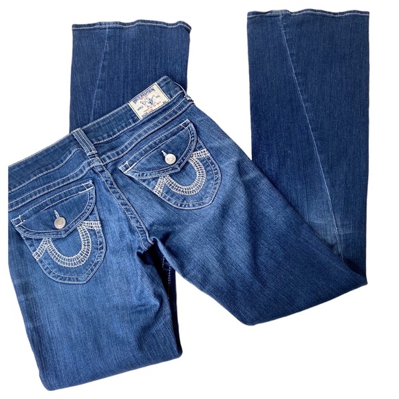 True Religion | Joey Flare Denim Jeans | Sz. 30 - Picture 1 of 14